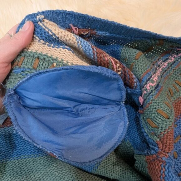 Cambridge Dry Goods Company Linen Blend Knit and Bead Cardigan Size Small - Picture 11 of 11